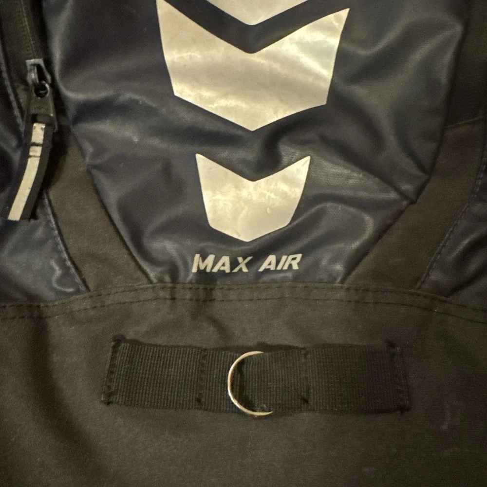 Nike Max Air Vapor Backpack High Vis Water Repellant Blue And Black Book Bag